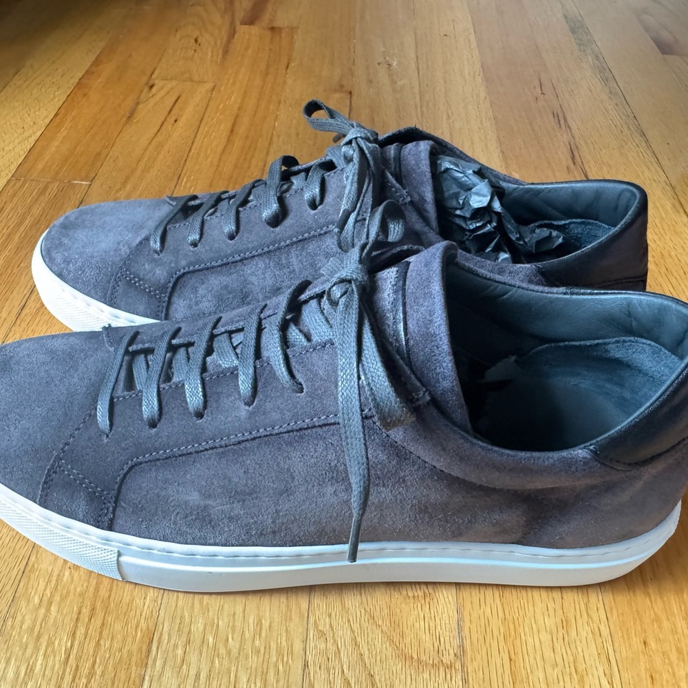 To Boot Men's Charcoal Suede Sneakers